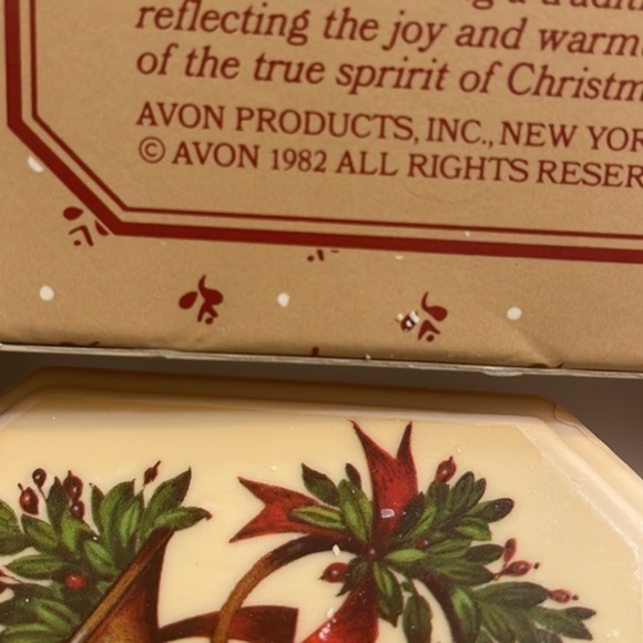 Vintage Avon Country Christmas decal soap special occasions fragrance bar NEW - Picture 10 of 10